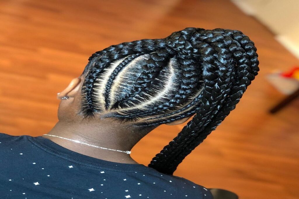 Nice cornrow style- WeaveBraidsDirect. co.uk